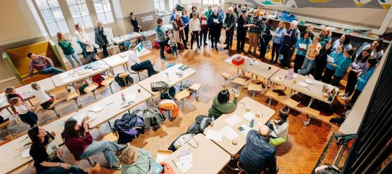 Image of Gaelic community gathering featuring Edinburgh Gaelic Choir