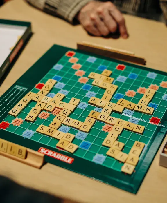 Gaelic Scrabble board